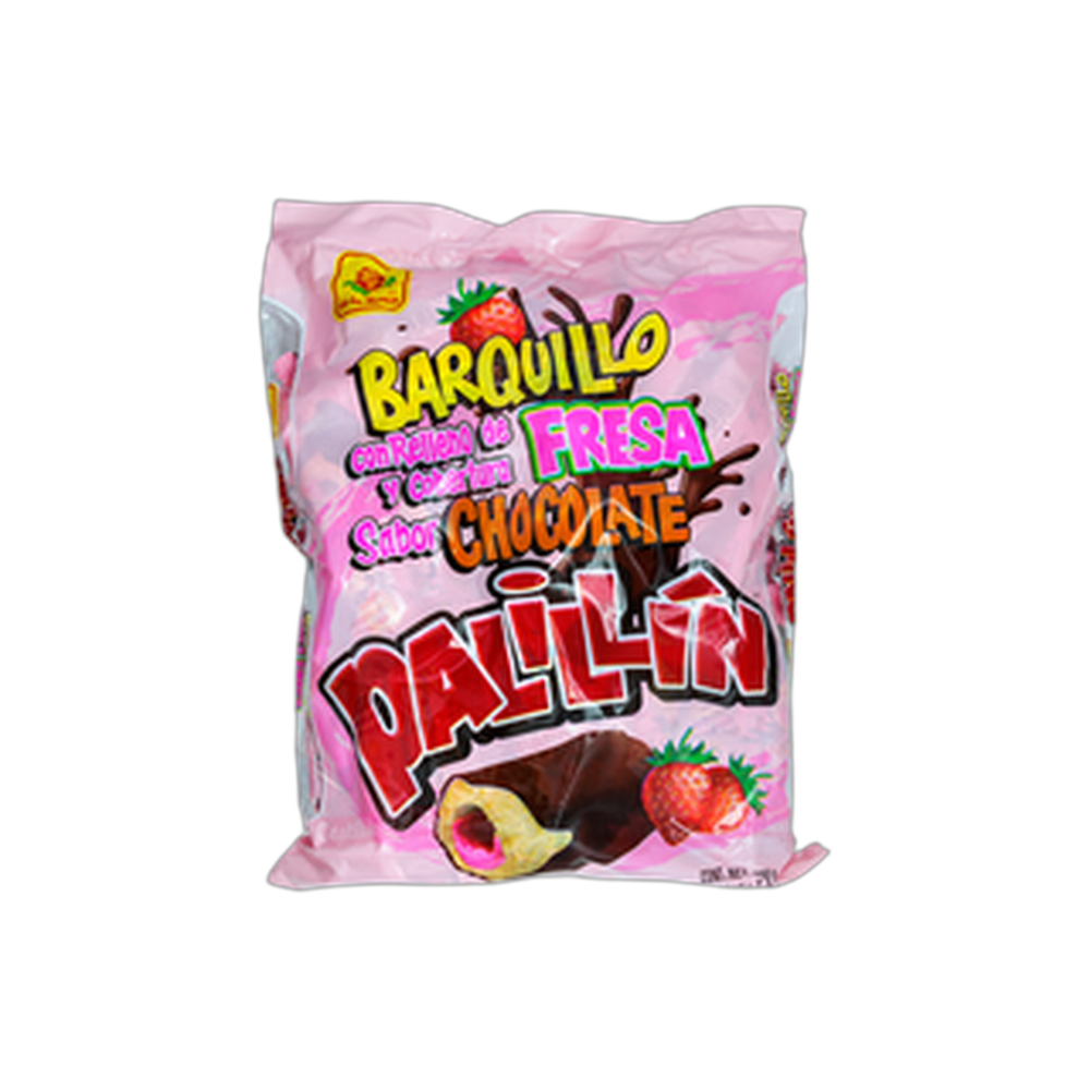 BARQUILLO PALILLIN FRESA 1640 LA ROSA
