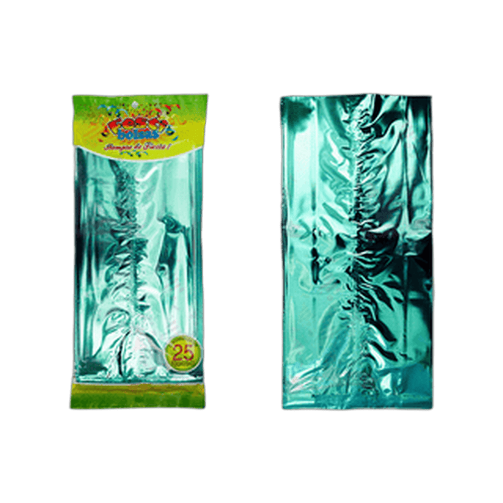BOLSA METALIZADA AQUA SOLIDO 5025 FESTIBOLSAS