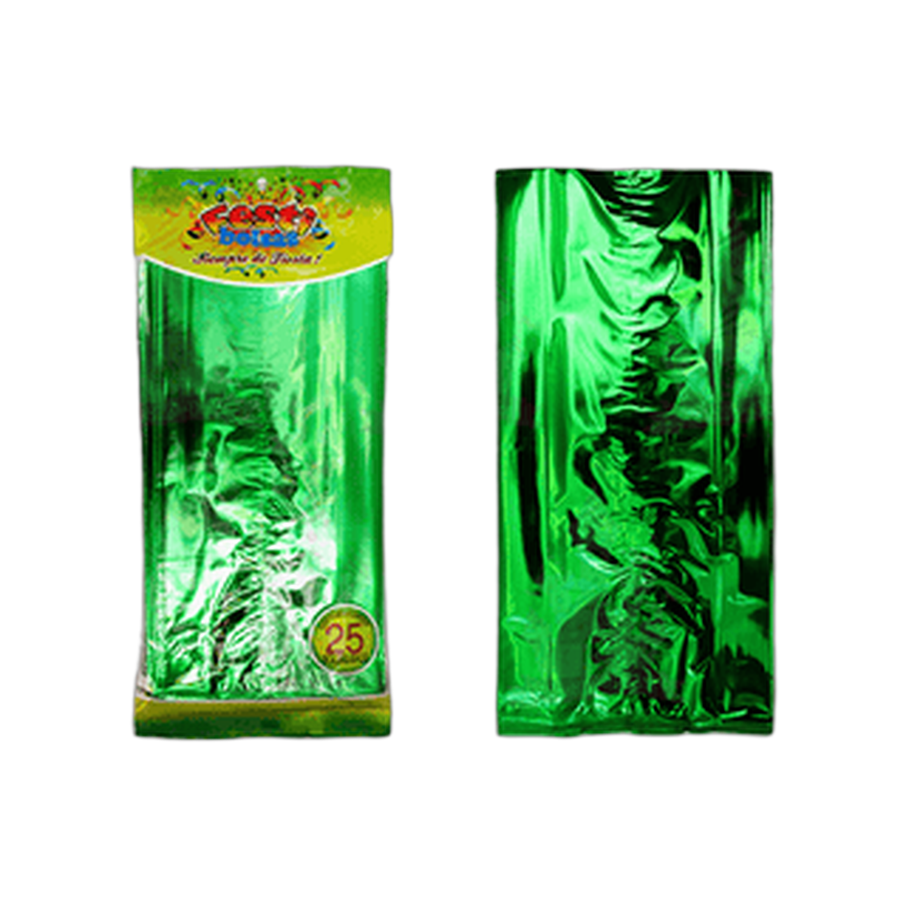 BOLSA METALIZADO VERDE 5025 FESTIBOLSAS