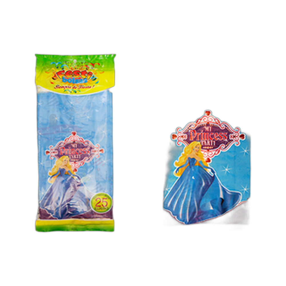 BOLSA PRINCESA AZUL 5025 FESTIBOLSAS