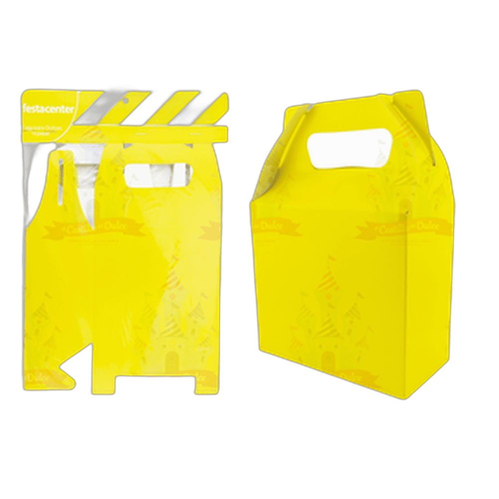 CAJA PDULCES AMARILLO LISO 2510 PZ FESTACENTER