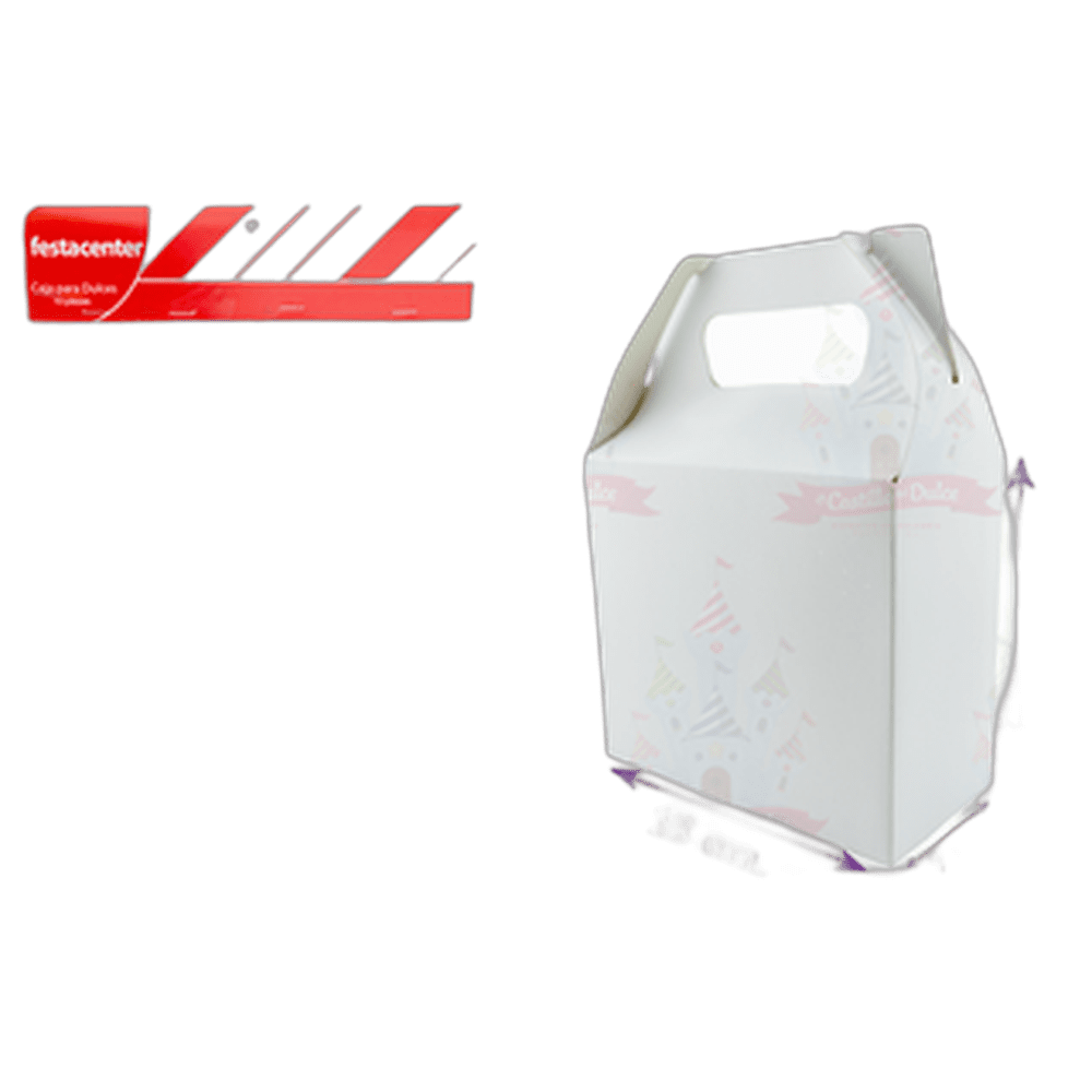 CAJA PDULCES BLANCO LISO 2510 PZ FESTACENTER