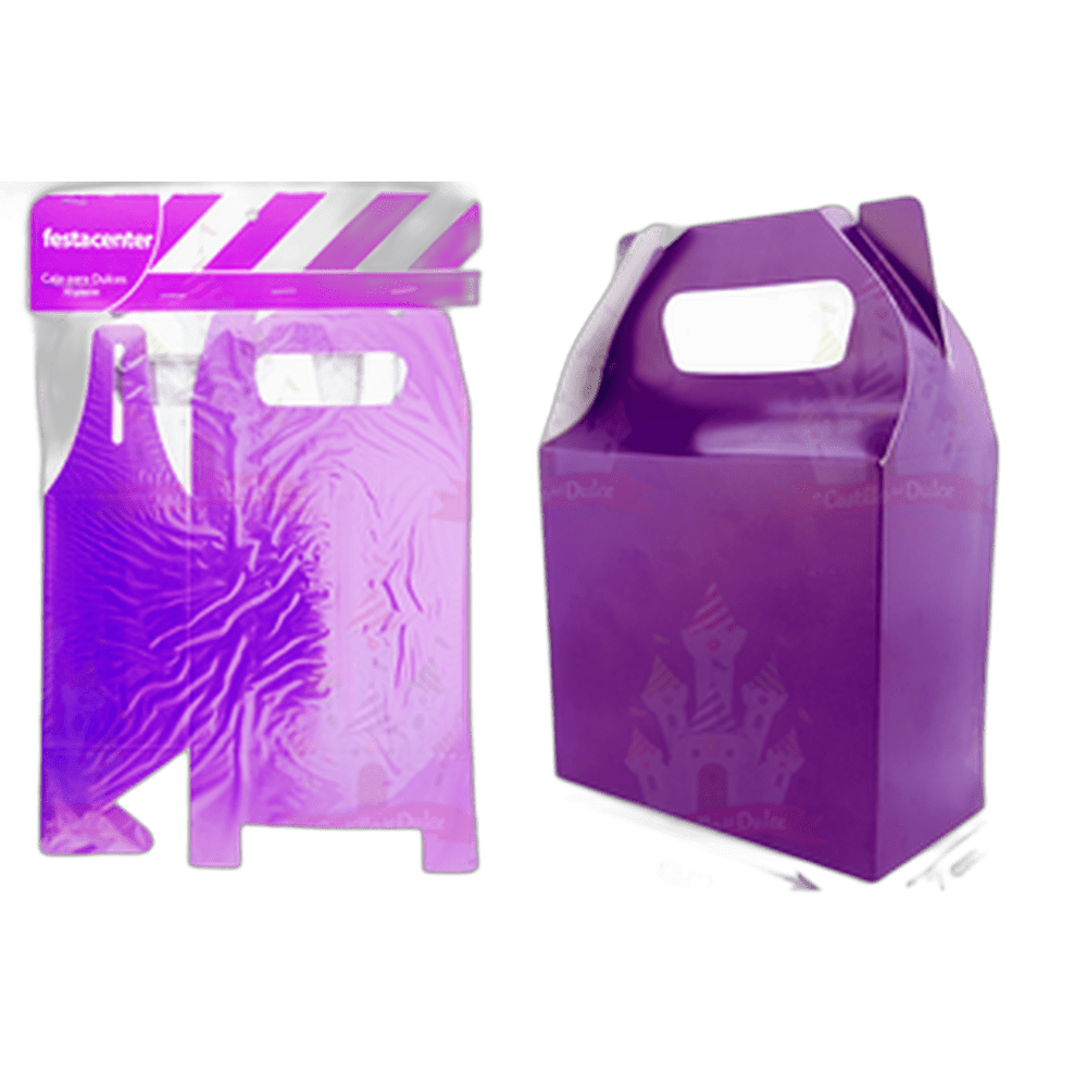 CAJA PDULCES MORADO LISO 2510 PZ FESTACENTER