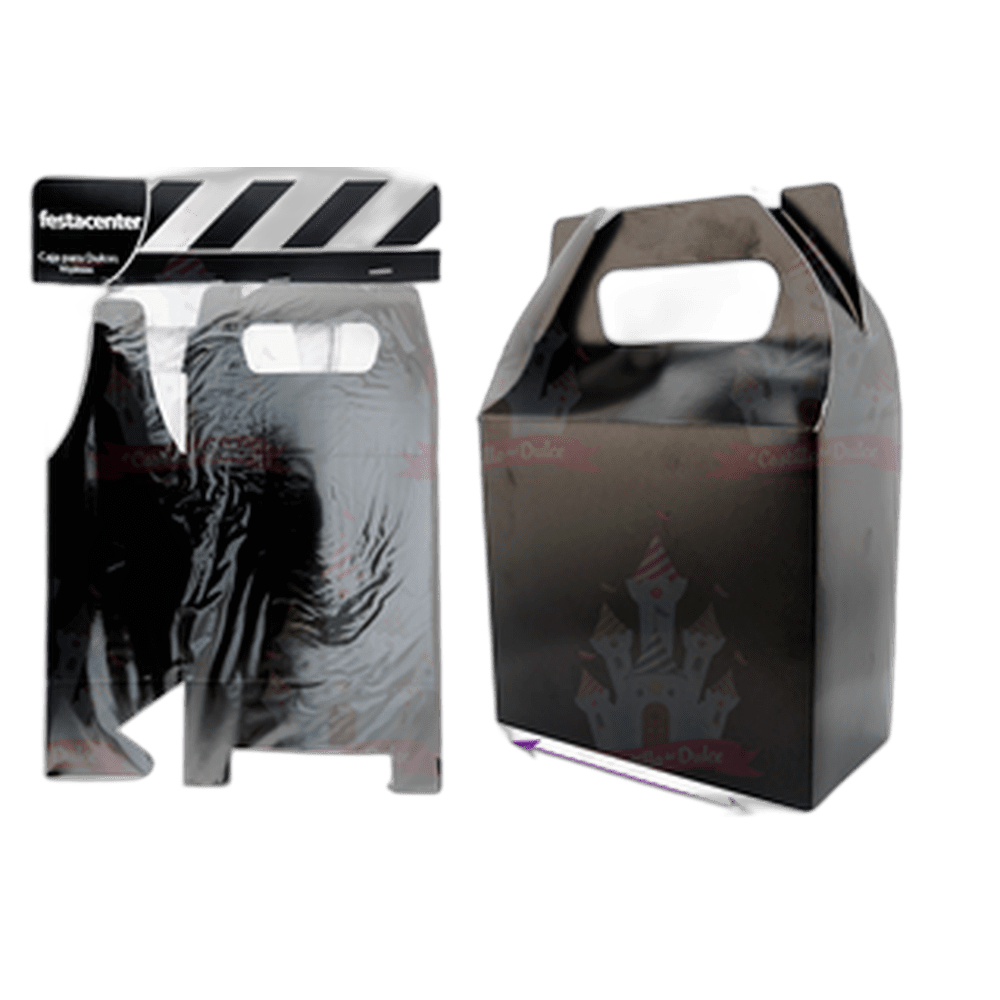 CAJA PDULCES NEGRO LISO 2510 PZ FESTACENTER