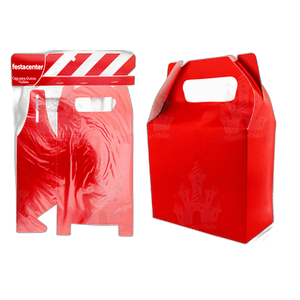 CAJA PDULCES ROJO LISO 2510 PZ FESTACENTER