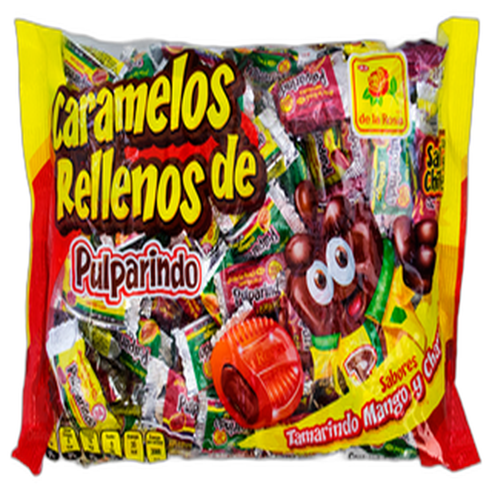 CARAMELO RELLENO PULPARINDO 24100 LA ROSA