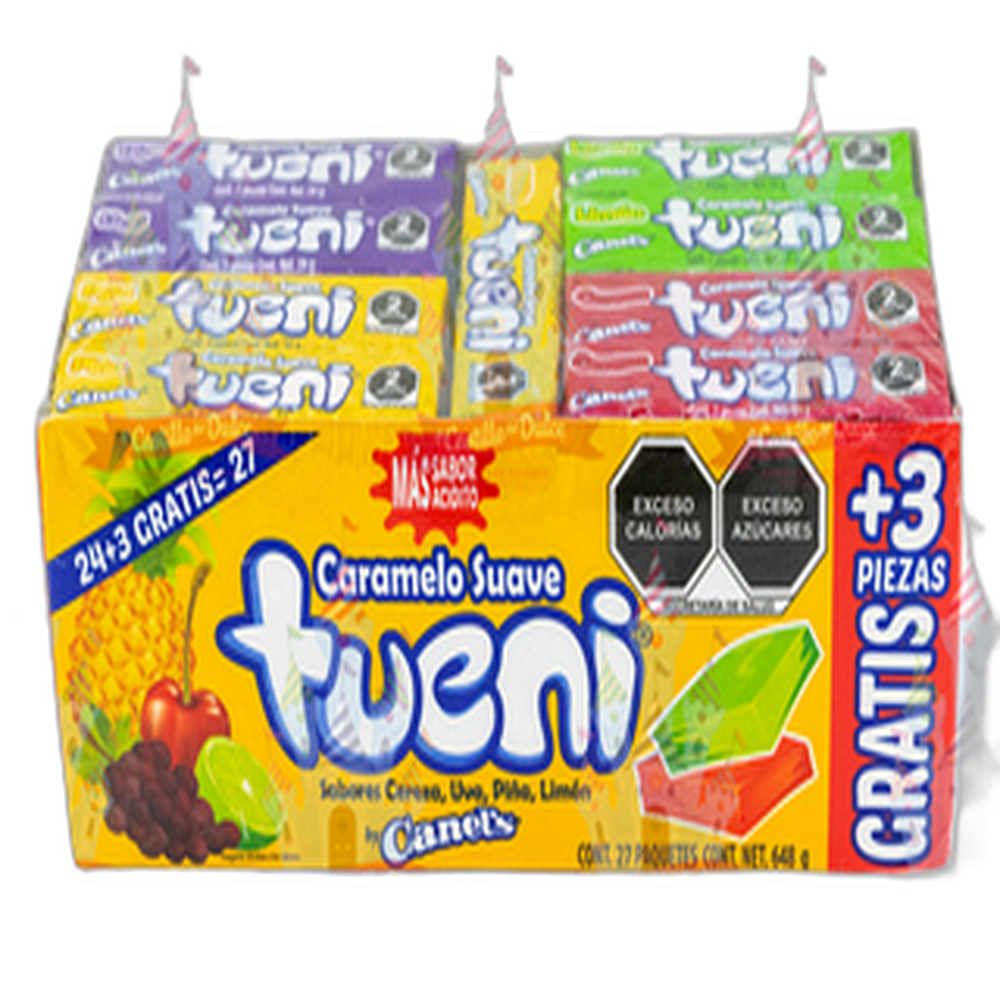 CARAMELO TUENI DISPLAY 1824 3 GRATIS CANELS