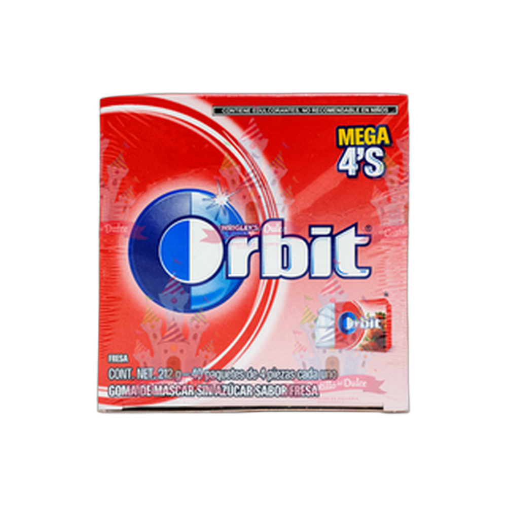 CHICLE 4P ORBIT FRESA 2440 WRIGLEYS