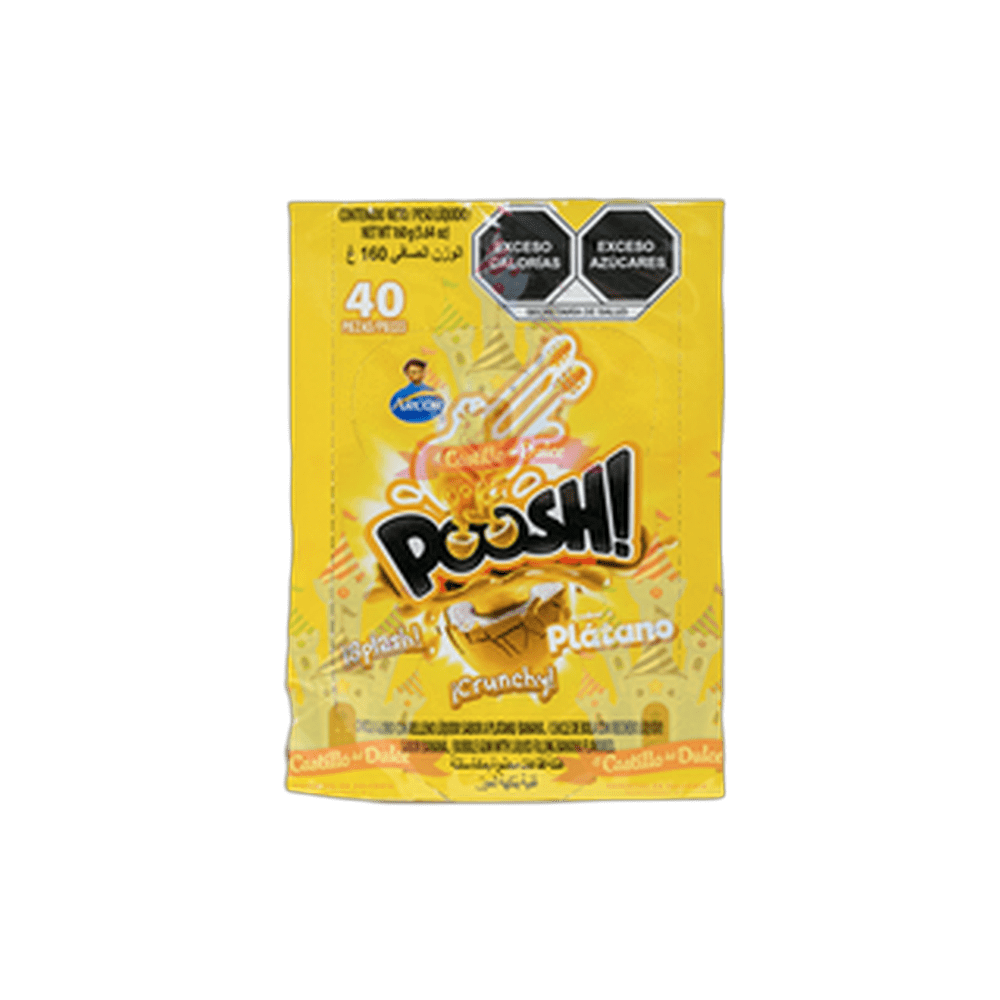 CHICLE POOSH BANANA 1840 ARCOR