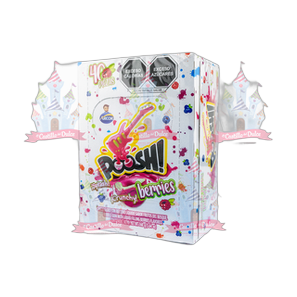 CHICLE POOSH BERRIES 1840 PZA