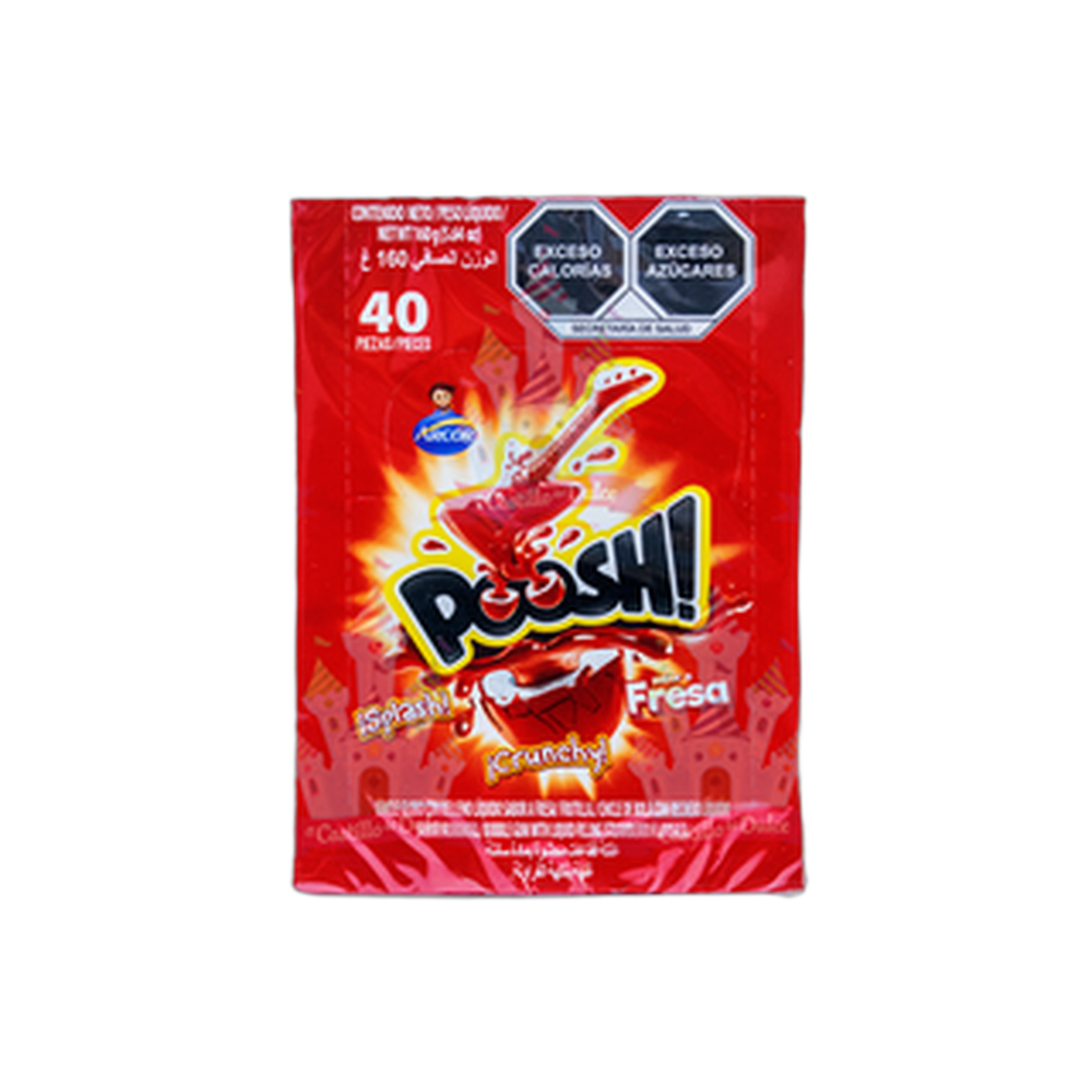 CHICLE POOSH FRESA 1840 ARCOR