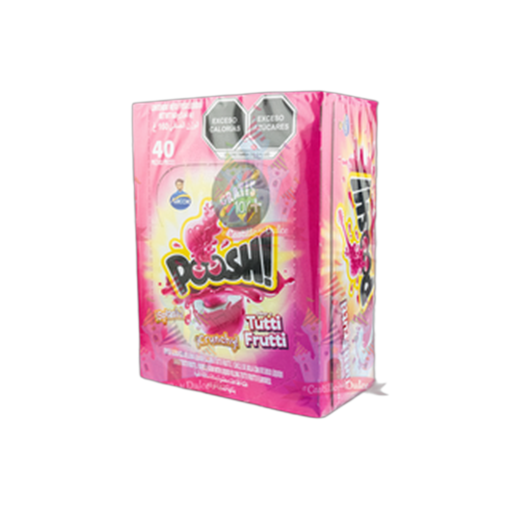 CHICLE POOSH TUTI FRUTI 1840 ARCOR