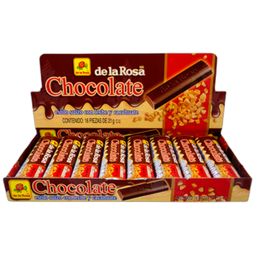 CHOCOLATE SUIZO CACAHUATE 2016 LA ROSA