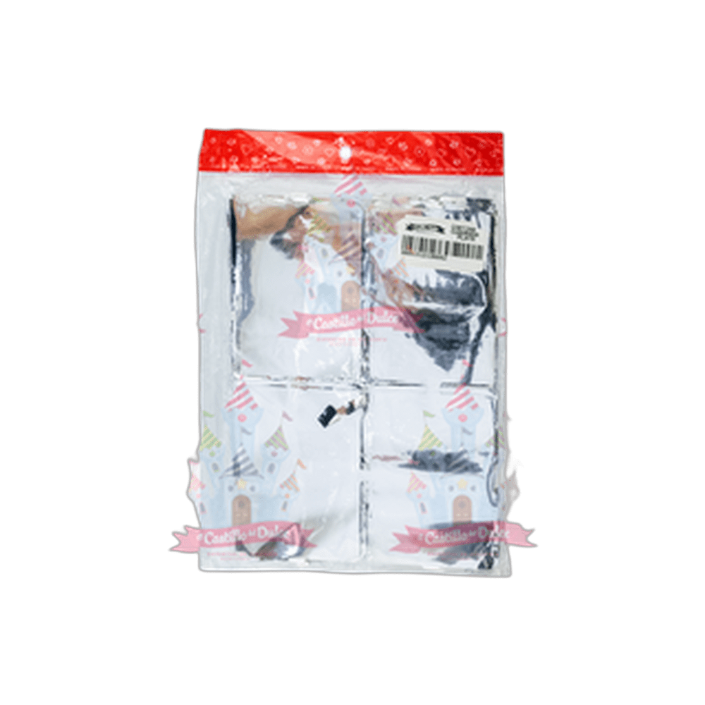 CORTINA CUADRO GRANDE PLATA 1 PZA