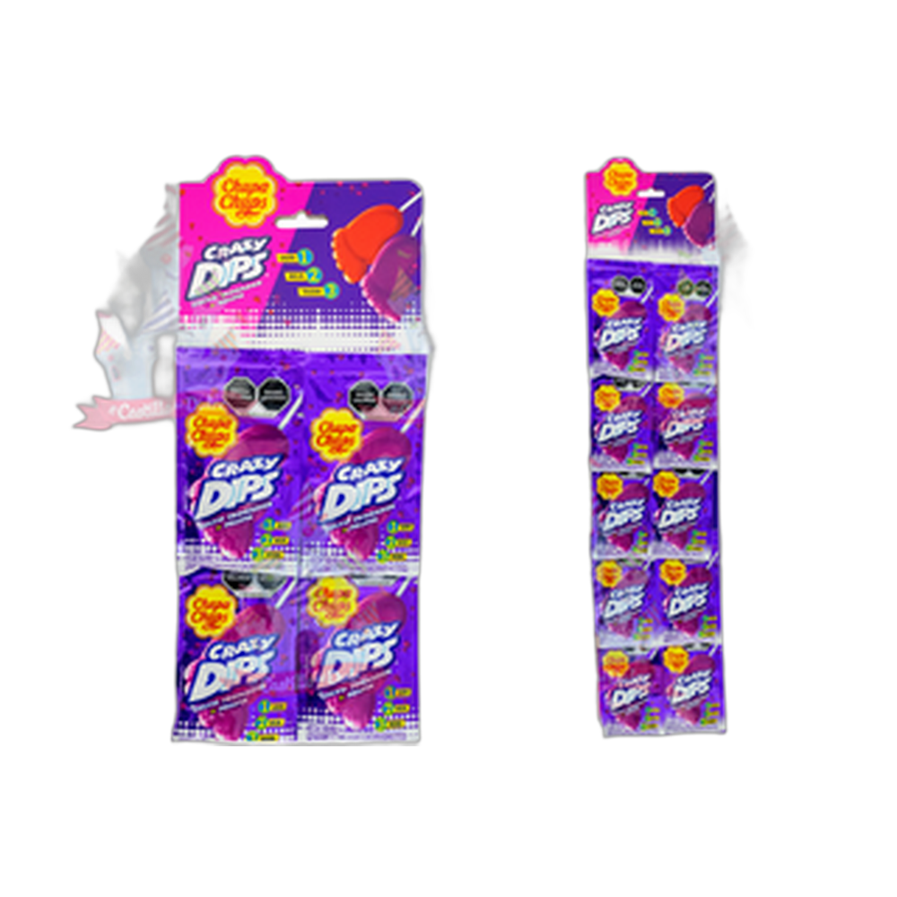 CRAZY DIPS TIRA UVA 1810 CHUPA CHUPS