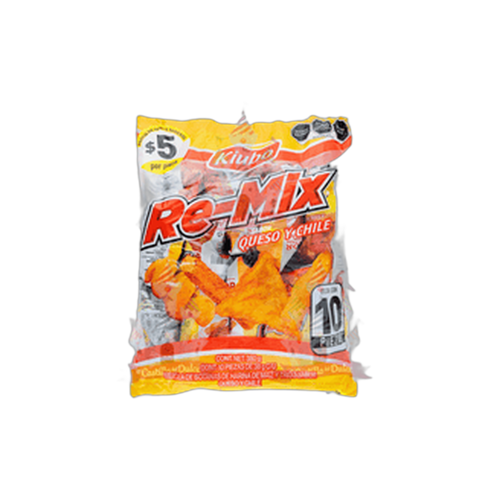 FRITURA RE MIX KIUBO QUESO CHILE
8/10/42GRS GONAC