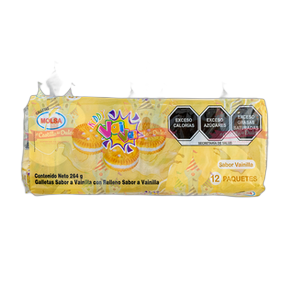 GALLETA VAI VAI VAINILLA 2412 PZA TINAJTIA