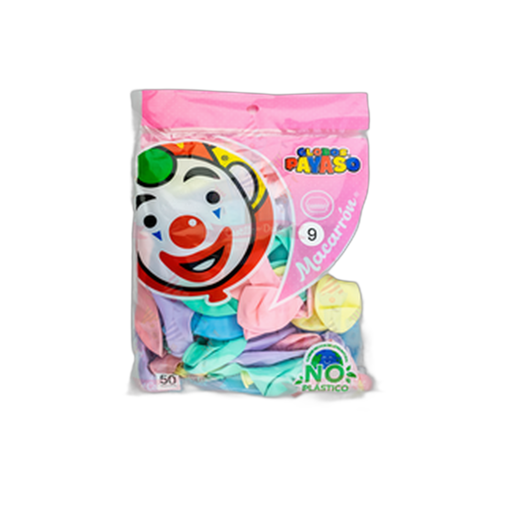 GLOBO 9 MACARRON 10050 PZA FAB SELECTAS