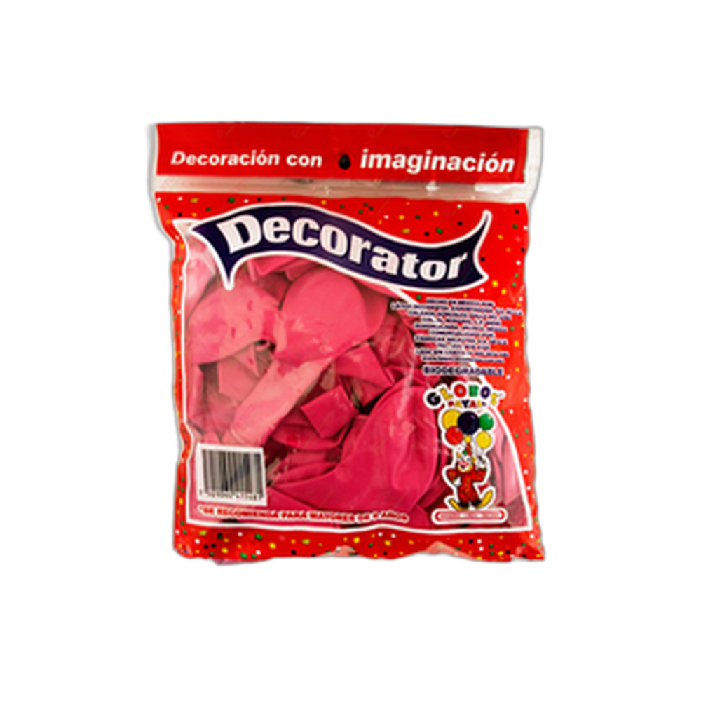 GLOBO DECORATOR 9 FUCSIA 10050 PZS