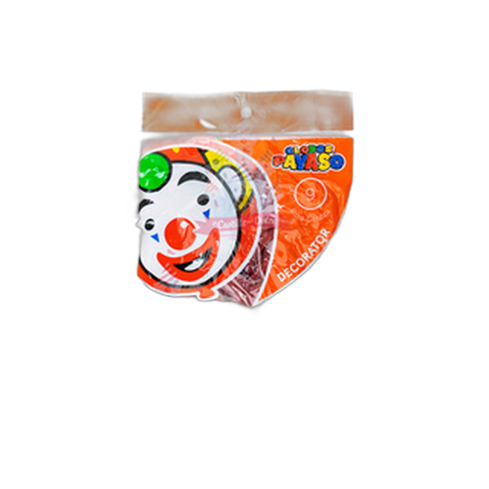 GLOBO DECORATOR 9 ROJO CEREZA 10050 PZS