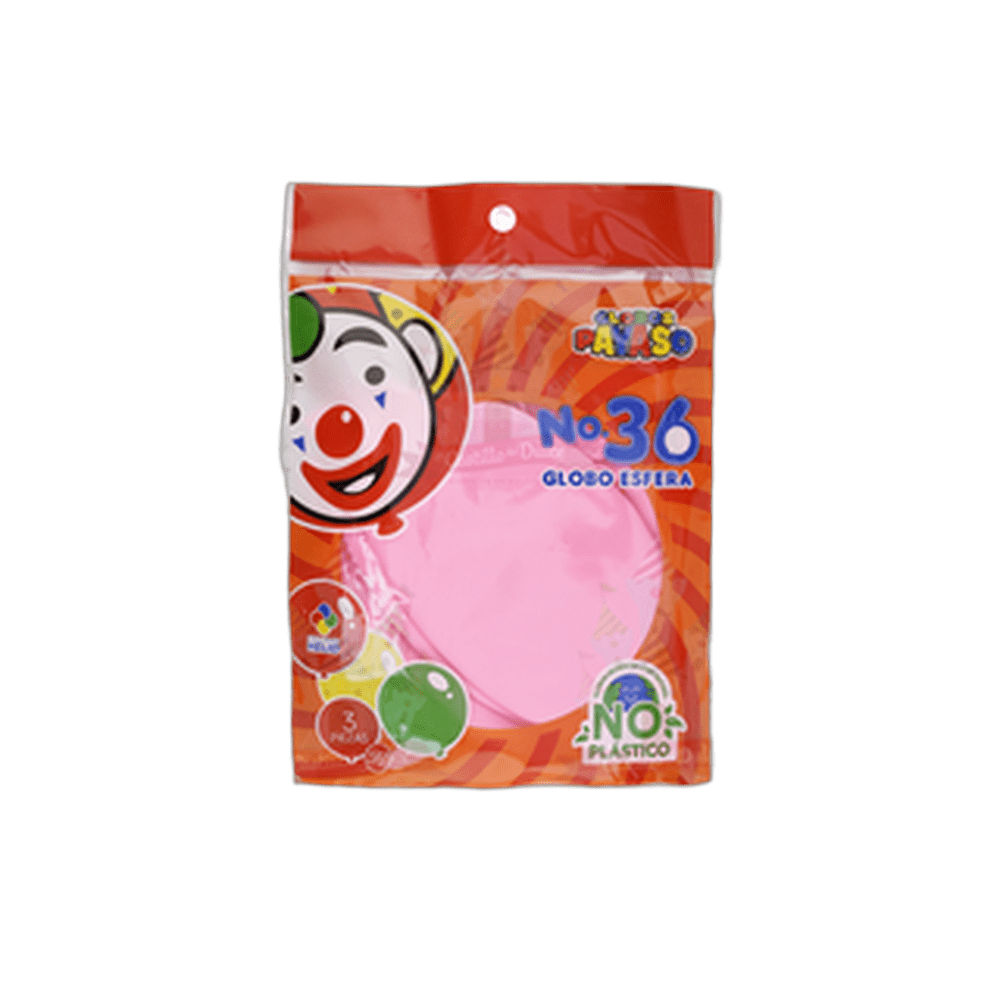 GLOBO ESFERA P36 ROSA BEBE 103 PZA FAB SELEC