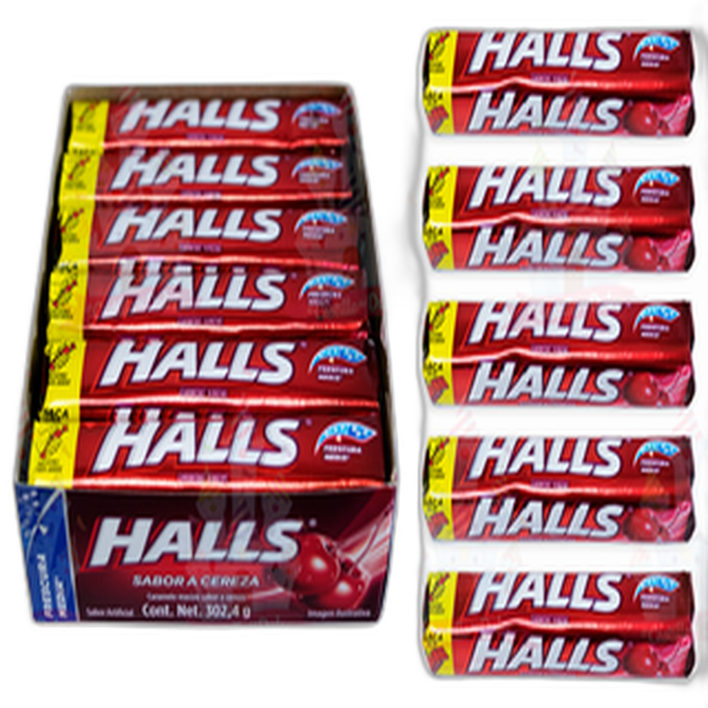 HALLS CEREZA NVA PRESENTACION 3012 PZA ADAMS