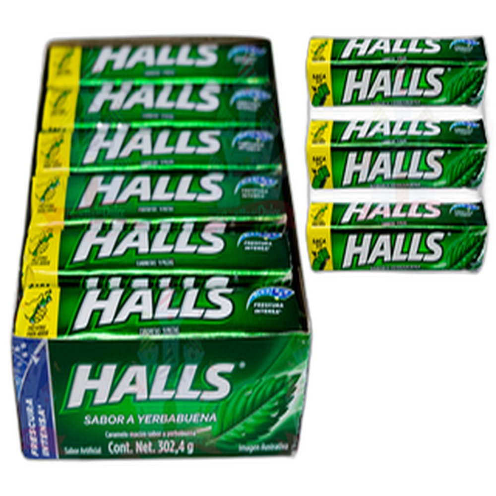 HALLS YERBA NVA PRESENTACION 3012 PZA ADAMS