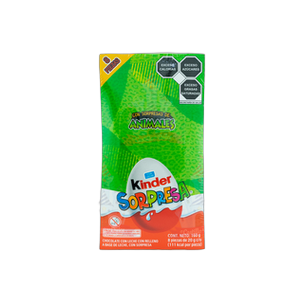 KINDER SORPRESA CHICO NATOONS 128 PZA