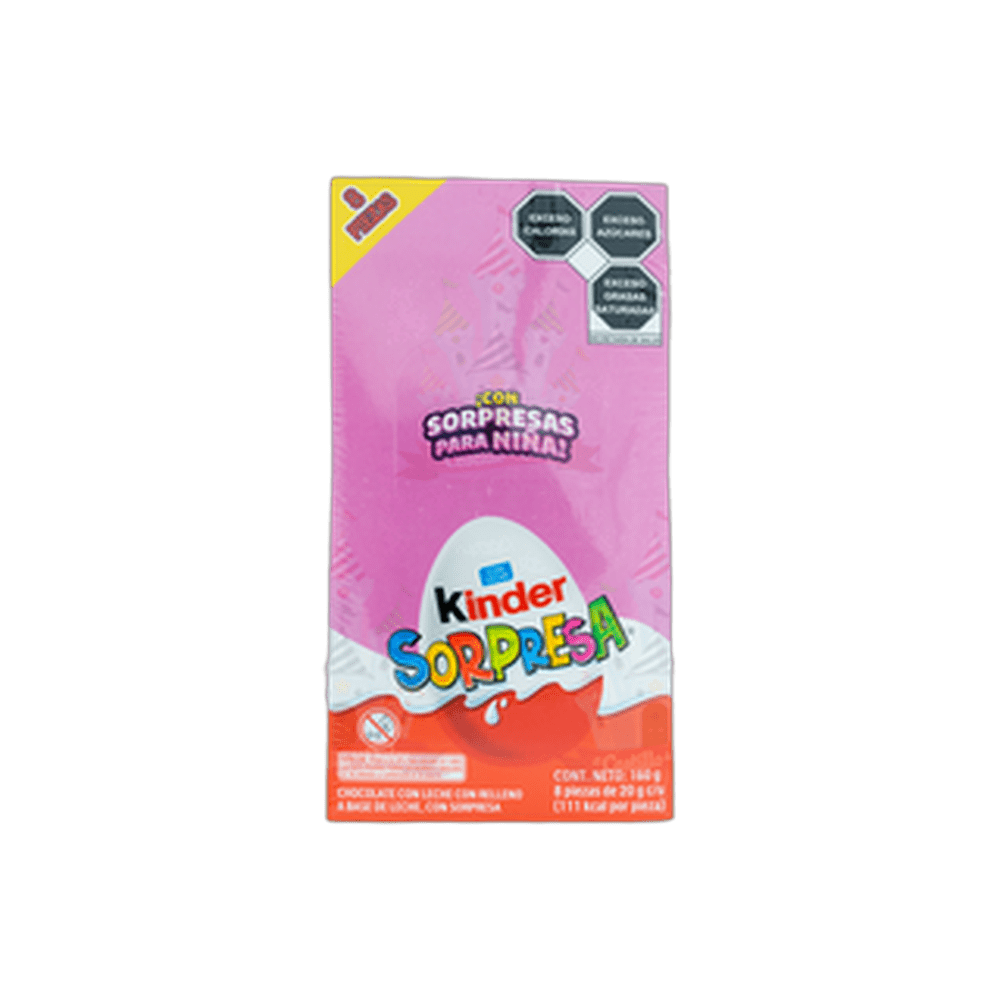 KINDER SORPRESA CHICO NINA T1 128 PZA