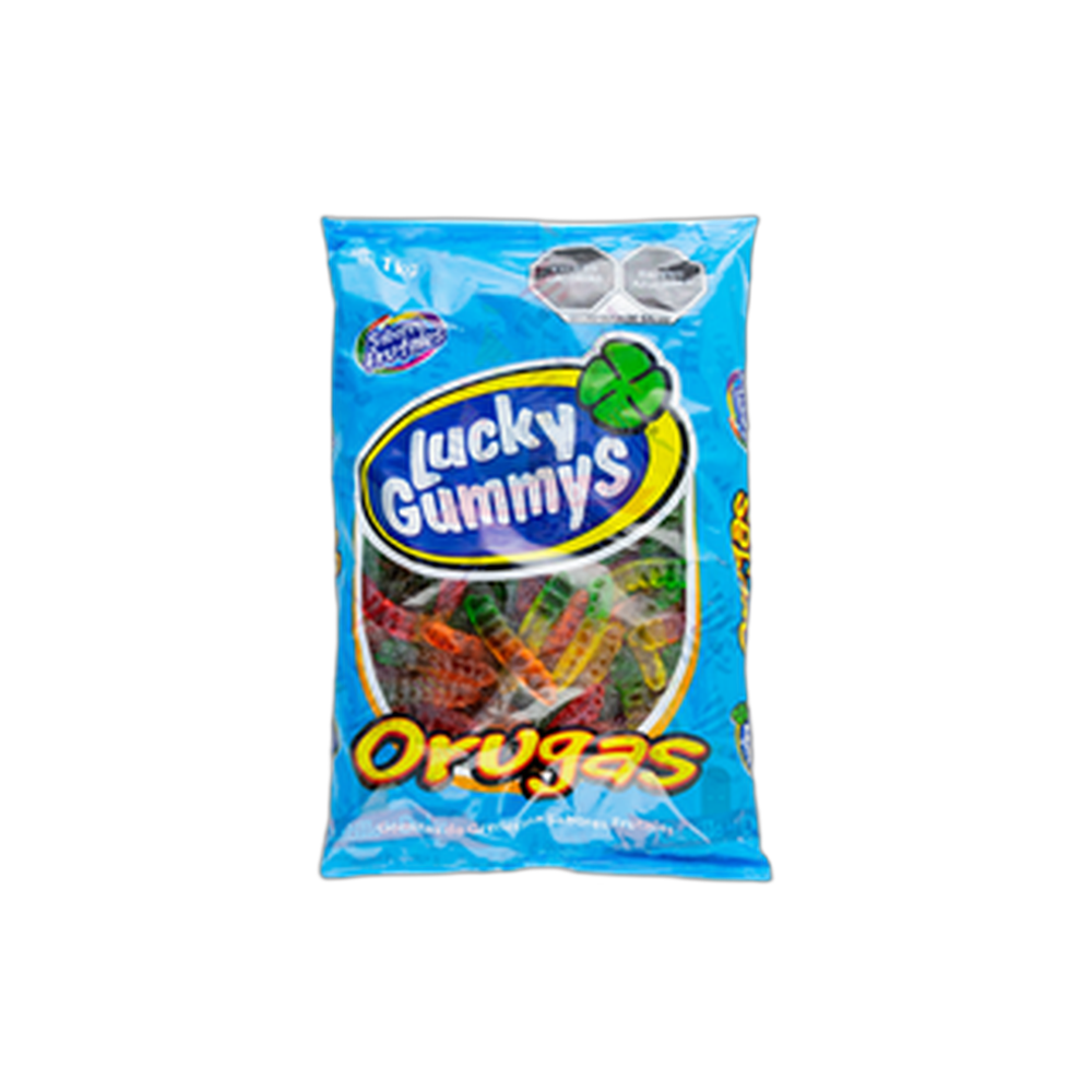 LUCKY GUMMYS GOMA ORUGAS BRILLADAS 81 KG