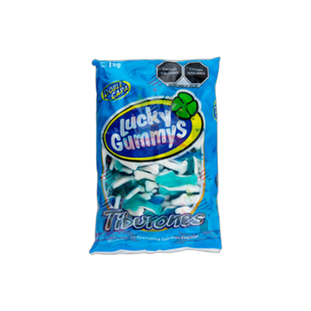 LUCKY GUMMYS GOMA TIBURONES 81 KGS