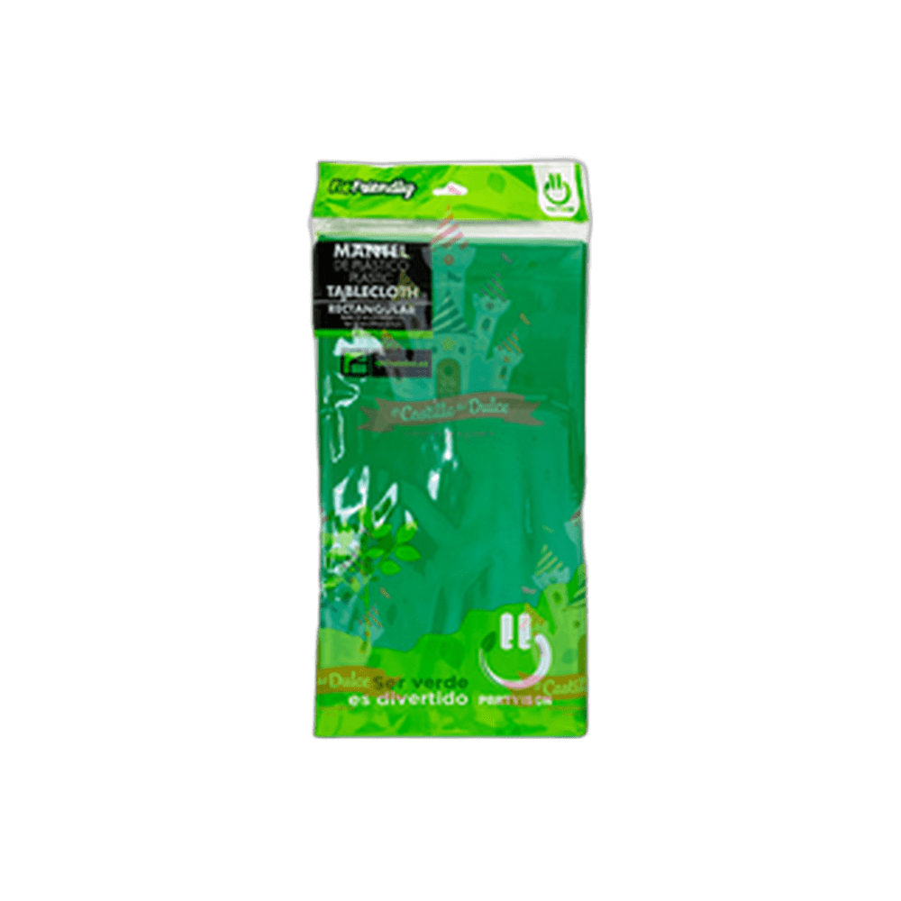 MANTEL RECT VERDE BANDERA 121 PZA FAB SELECTAS