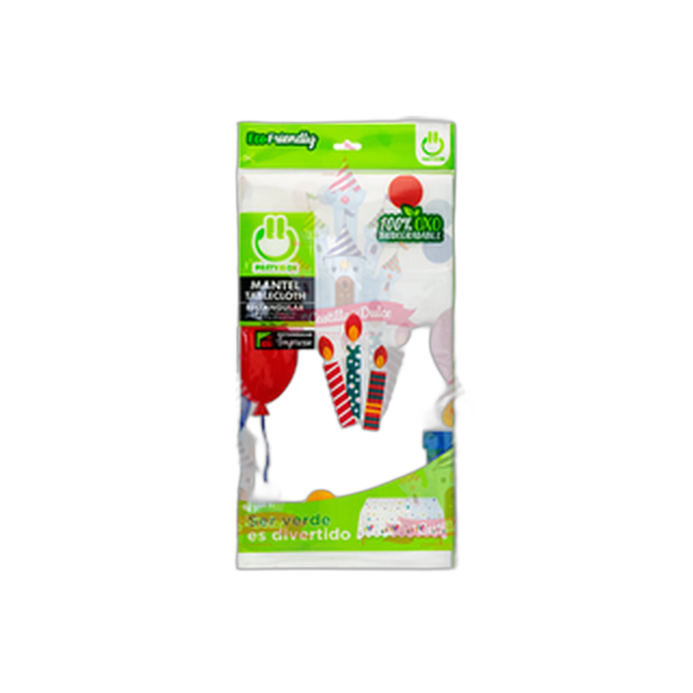 MANTEL REC FESTEJO 121 PZA PARTY IS ON