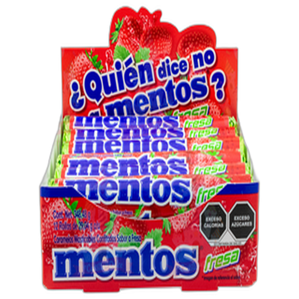 MENTOS ROLL FRESA 1612 PZAS
