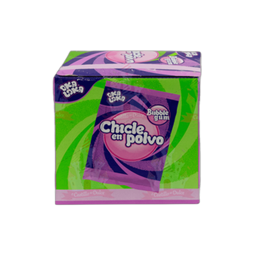 OKA LOKA CHICLE EN POLVO SANDIA Y MANZANA 1812 PZA