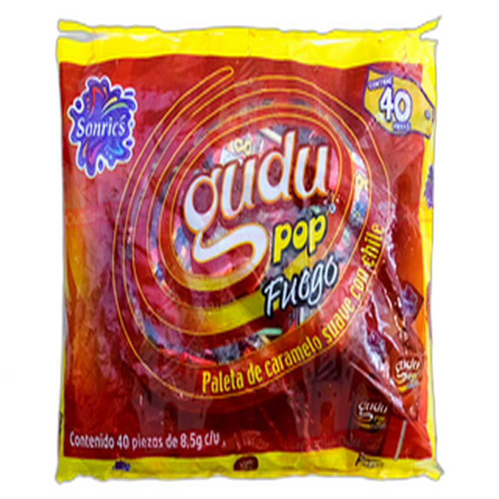 PALETA GUDU POP FUEGO 1840 SONRICS