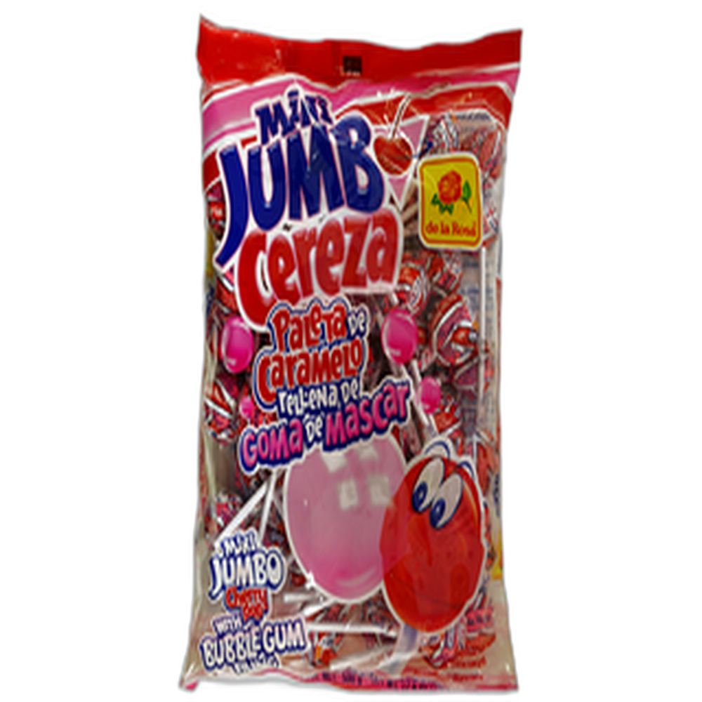 PALETA MINI JUMBO CEREZA 2550 LA ROSA