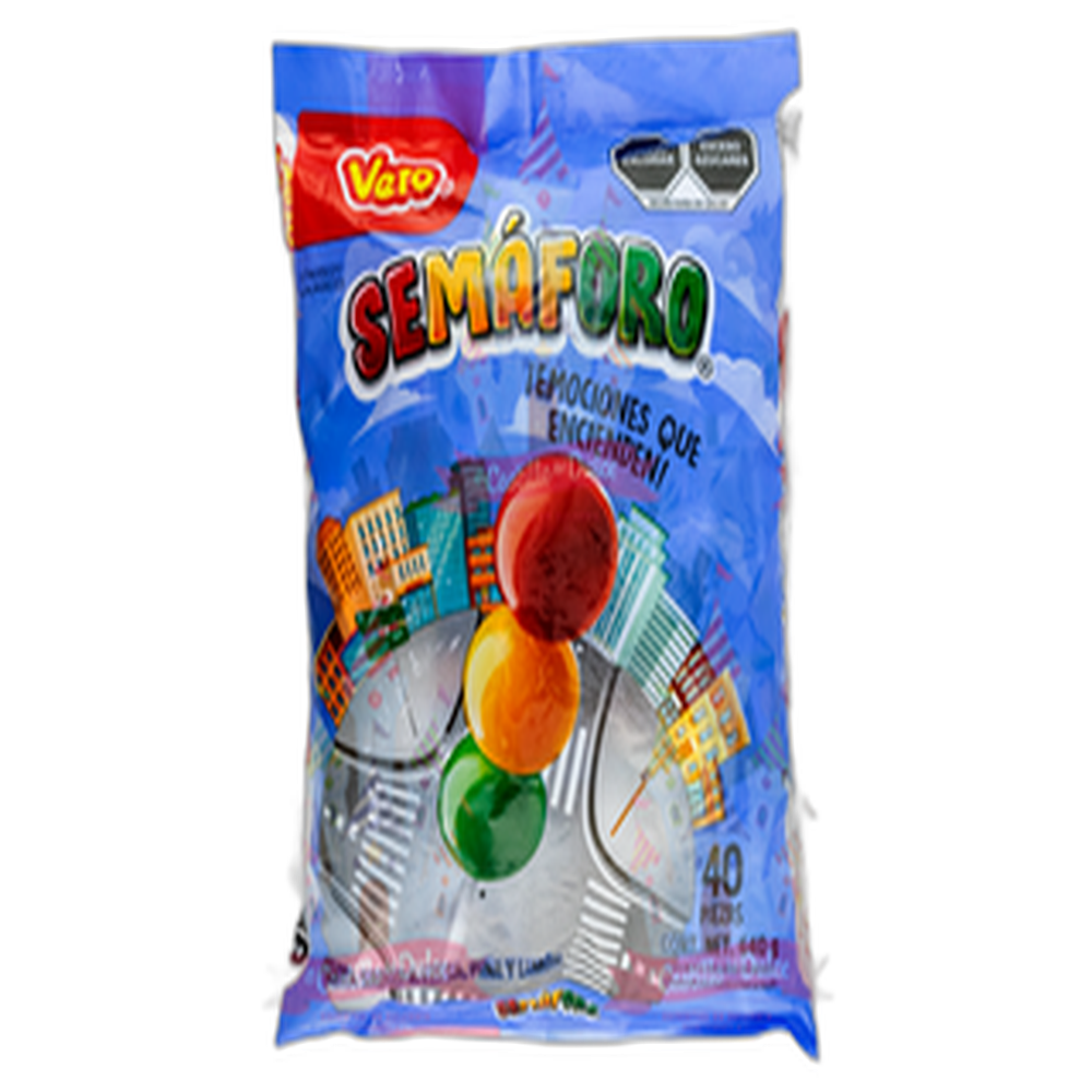 PALETA SEMAFORO CHICO 2440 16GRS VERO