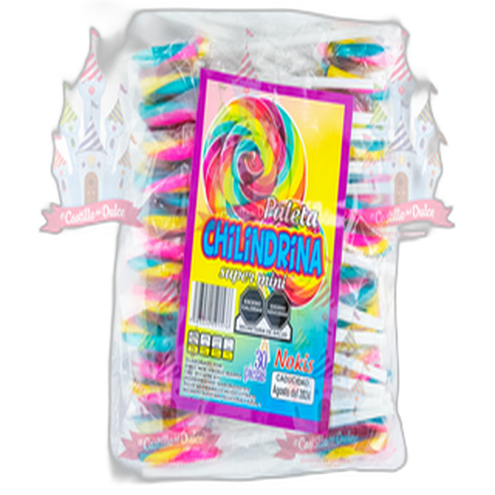 PALETA SUPER MINI CHILINDRINA 2030 PZAS NOKIS