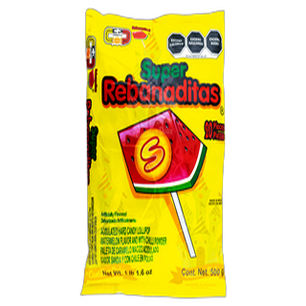 PALETA SUPER REBANADA 1620 BOLSA CANDY