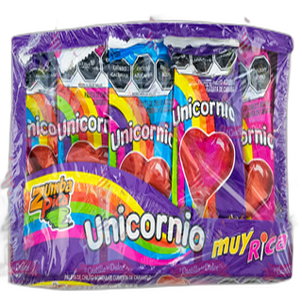 PALETA UNICORNIO DISPLAY 2412 PZ ZUMBAPICA
