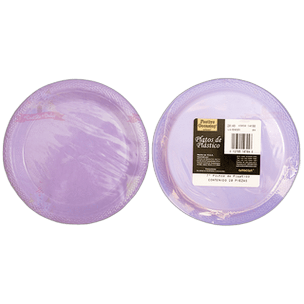 PLATO 7 LAVANDA 1020 AMSCAN