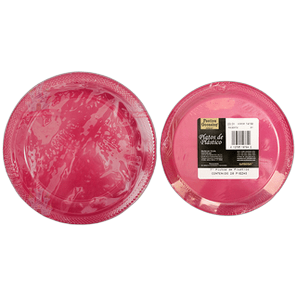 PLATO 7 MAGENTA 1020 AMSCAN