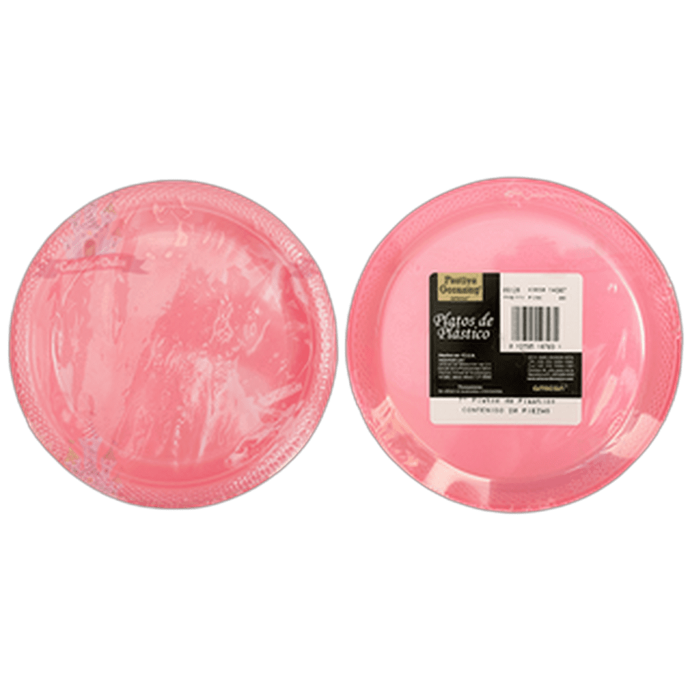 PLATO 7 ROSA BEBE 1020 AMSCAN