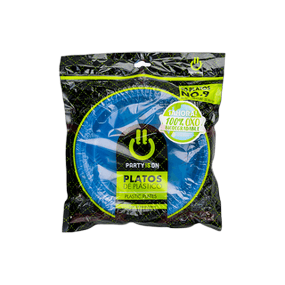 PLATO 9 AZUL REY 1220 PZA FAB SELECTAS