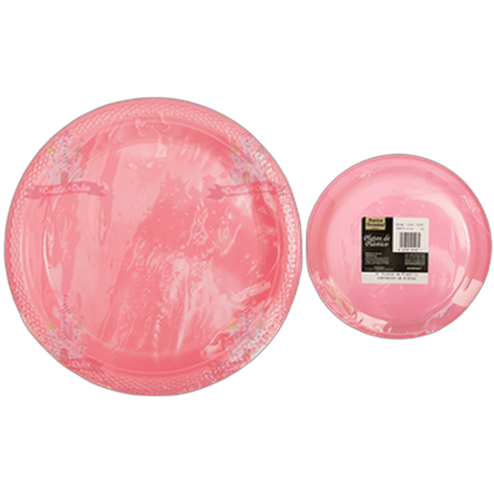 PLATO 9 ROSA BEBE 1020 AMSCAN