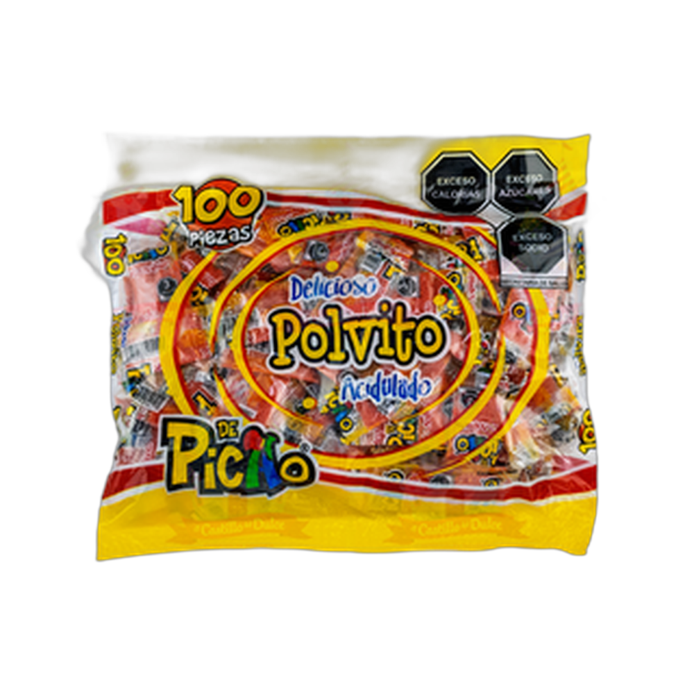 POLVITO ACIDULADO 36100 PZA PICAO