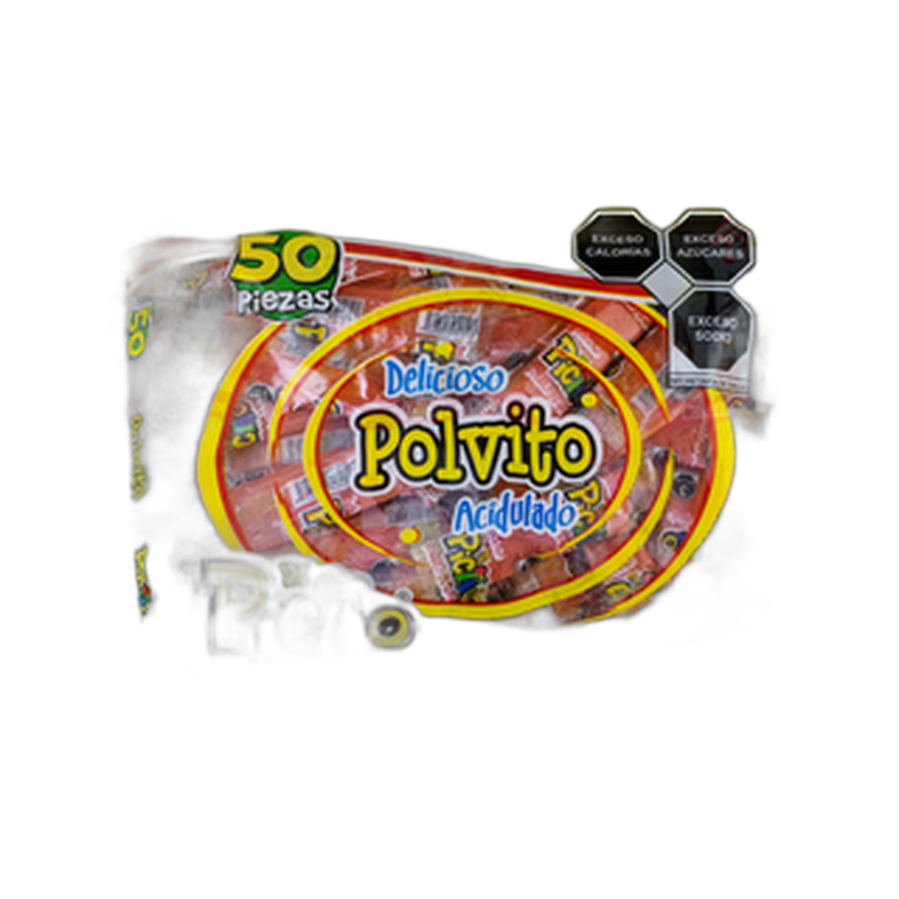 POLVITO MEDIANO ACIDULADO 3650 PZA PICAO