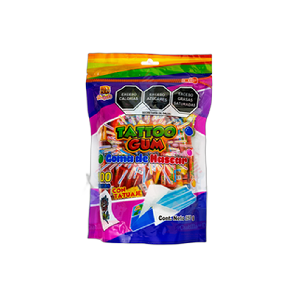 TATTOO GUM BOLSA 24100 PZA TINAJITA