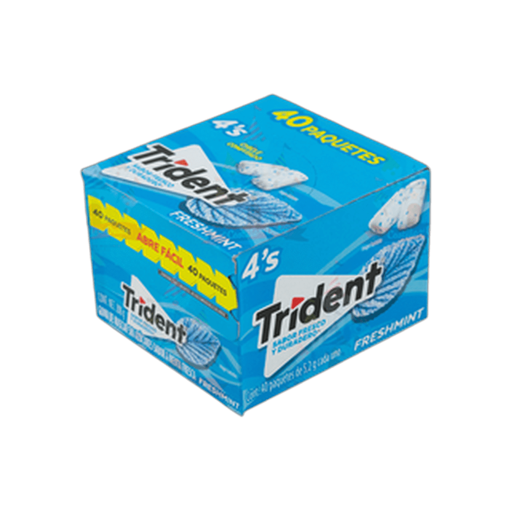 TRIDENT 4S FRESHMINT NUEVA PRESENTACION 2440 ADAMS